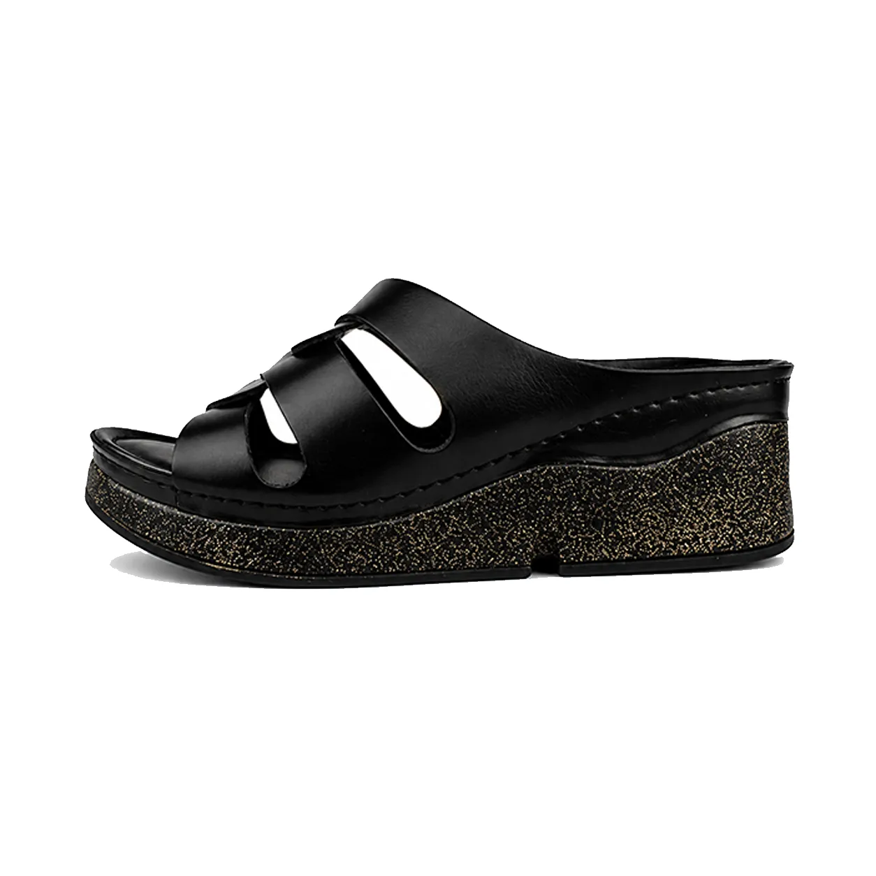 Sandale componse Confort pour femme 1006 noir 